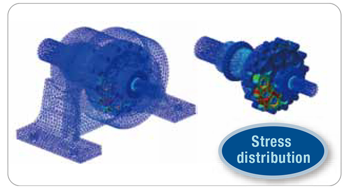 Stress distribution