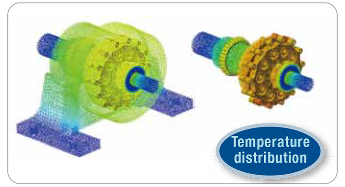 Temperature distribution