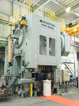 新型鍛造プレス 1号機