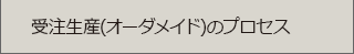 受注生産(オーダメイド)のプロセス