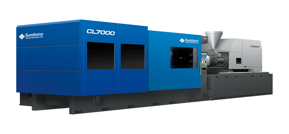 Large-sized all-electric injection molding